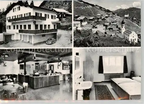 AK / Ansichtskarte Siat_Seth_GR Gasthaus Surselva Ortsansicht mit Kirche 