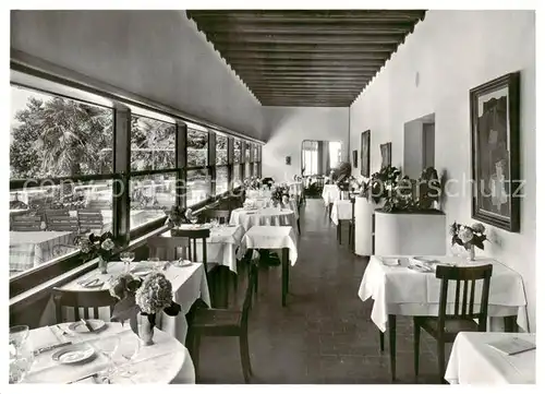 AK / Ansichtskarte Ascona_Lago_Maggiore_TI Hotel Monte Vertia Restaurant 