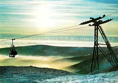 AK / Ansichtskarte  Sessellift_Chairlift_Telesiege Krkonose  