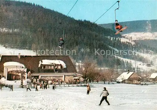 AK / Ansichtskarte  Sessellift_Chairlift_Telesiege Szczyrk  