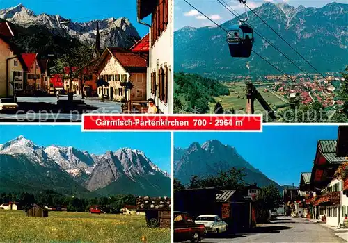 AK / Ansichtskarte  Seilbahn_Cable-Car_Telepherique Garmisch Parkenkirchen 