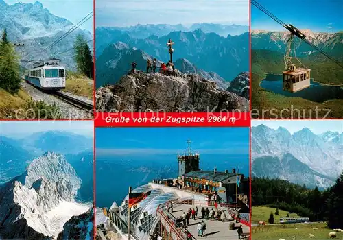 AK / Ansichtskarte  Bergbahn Zugspitze Bergbahn