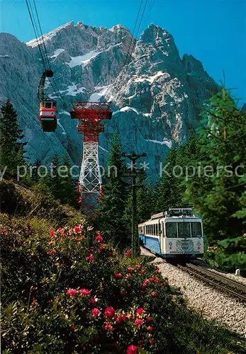 AK / Ansichtskarte  Bergbahn Zugspitze Bergbahn