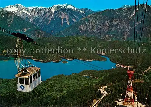 AK / Ansichtskarte  Seilbahn_Cable-Car_Telepherique Zugspitze 