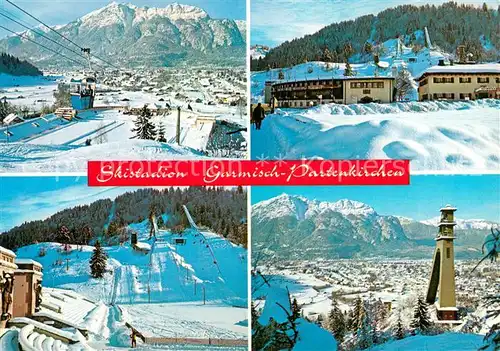 AK / Ansichtskarte  Seilbahn_Cable-Car_Telepherique Garmisch Partenkirchen 