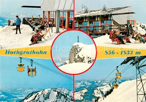 AK / Ansichtskarte 73802674 Seilbahn_Cable-Car_Telepherique Hochgratbahn 