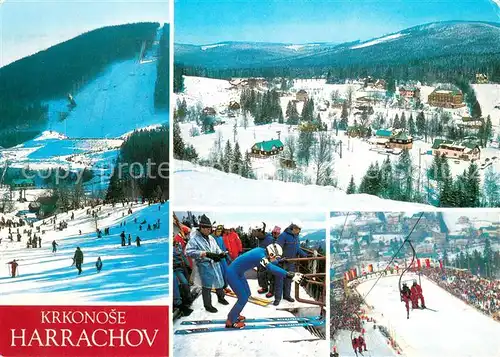 AK / Ansichtskarte  Sessellift_Chairlift_Telesiege Krkonose Harrachov 