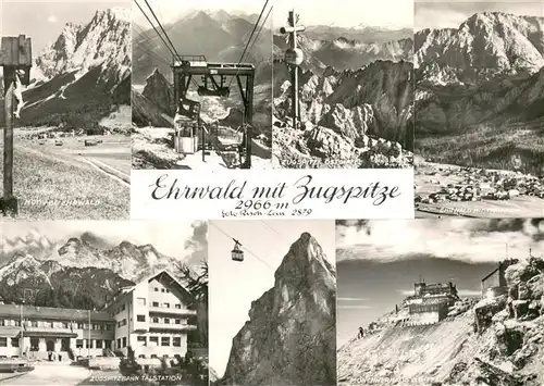 AK / Ansichtskarte 73802676 Seilbahn_Cable-Car_Telepherique Schwarzwald Zugspitze 