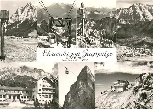 AK / Ansichtskarte  Seilbahn_Cable-Car_Telepherique Schwarzwald Zugspitze 