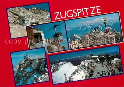 AK / Ansichtskarte  Seilbahn_Cable-Car_Telepherique Zugspitze 