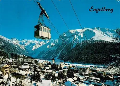 AK / Ansichtskarte  Seilbahn_Cable-Car_Telepherique Engelberg Spannoerter Titis 