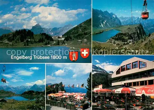 AK / Ansichtskarte  Seilbahn_Cable-Car_Telepherique Engelberg Truebsee 