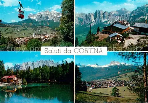 AK / Ansichtskarte 73802694 Seilbahn_Cable-Car_Telepherique Dolomiti Cortina d Ampezzo 