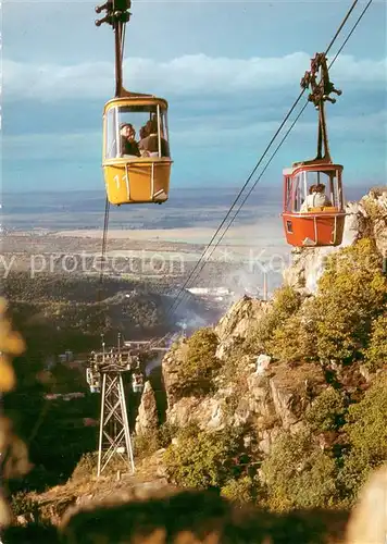 AK / Ansichtskarte  Seilbahn_Cable-Car_Telepherique Thale Harz Quedlinburg 