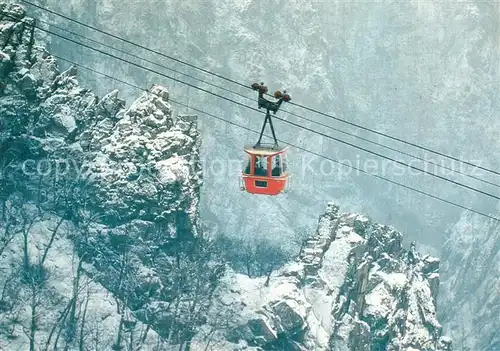 AK / Ansichtskarte  Seilbahn_Cable-Car_Telepherique Thale Harz Quedinburg 