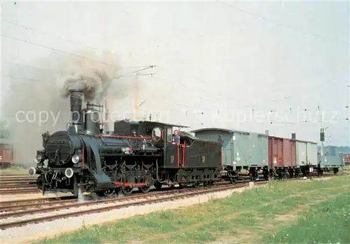 AK / Ansichtskarte 73802723 Eisenbahn Serie 50010 A 5045 150 Aniversario DEl Ferrocarril en Austria 5025 Locomotoa Eisenbahn