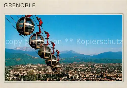 AK / Ansichtskarte  Seilbahn_Cable-Car_Telepherique Grenoble  Isere  