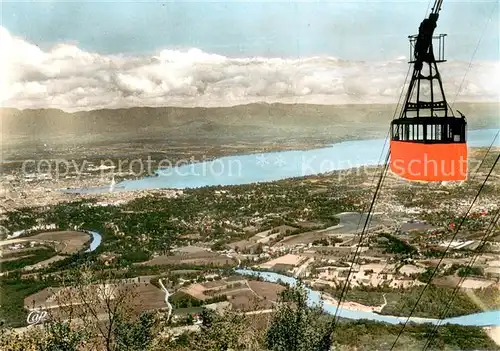 AK / Ansichtskarte  Seilbahn_Cable-Car_Telepherique Le Saleve Geneve 