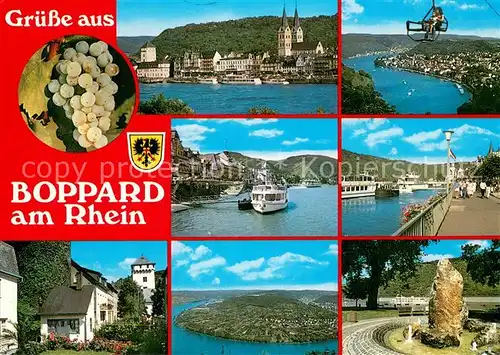 AK / Ansichtskarte 73802755 Sessellift_Chairlift_Telesiege Boppard am Rhein 
