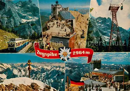 AK / Ansichtskarte 73802762 Seilbahn_Cable-Car_Telepherique Zugspitze  