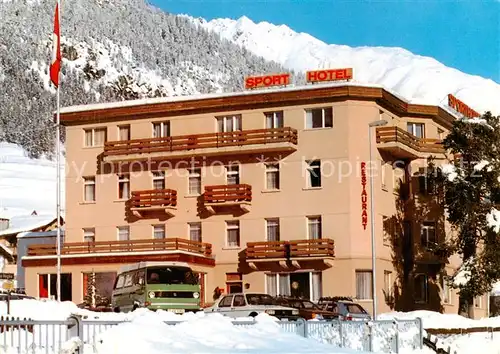 AK / Ansichtskarte Samedan Sport Hotel Samedan Samedan