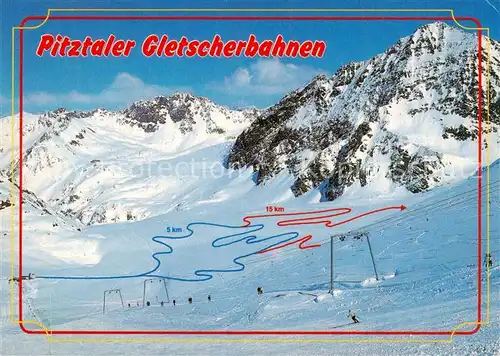 AK / Ansichtskarte  Pitztal_Pitzthal_Tirol_AT Pitztaler Gletscherbahnen 