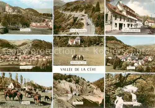 AK / Ansichtskarte Vic sur Cere_15 La Vallee de la Cere Vue partielle 