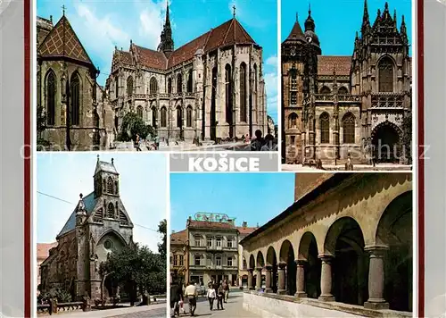 AK / Ansichtskarte  Kosice_Kassa_Kaschau_Slovakia Meetropola vychodneho Slovenska Pov slov osada ziskala mestske vysady Jadro mesta s gotickymi brockovymi  stavbami tvori mestsku pamiatkovu rezervaciu 