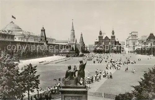 AK / Ansichtskarte 73802881 Moscow_Moskva Red Square Moscow Moskva