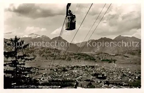 AK / Ansichtskarte  Oberstdorf Nebelhornbahn Panorama Oberstdorf