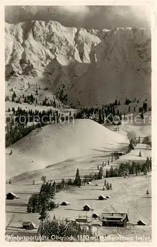 AK / Ansichtskarte  Oberjoch_Bad_Hindelang Hochpasshaus Iseler 