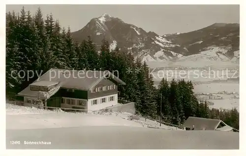 AK / Ansichtskarte  Ofterschwang Jugenderholungsstaette Sonneckhaus Ofterschwang