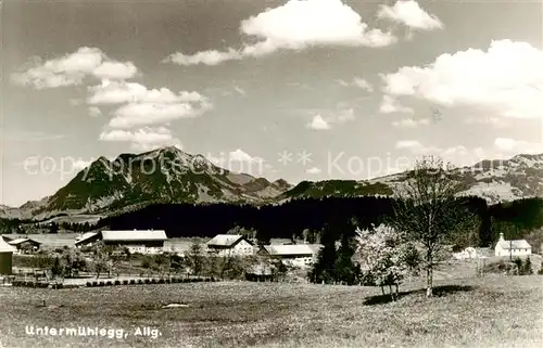 AK / Ansichtskarte  Untermuehlegg Panorama Untermuehlegg