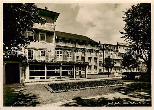 AK / Ansichtskarte Rheinfelden_AG Hotel Solbad Schuetzen Rheinfelden AG