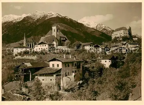 AK / Ansichtskarte  Scena_Schenna_Merano_IT Ansicht mit Kirche 