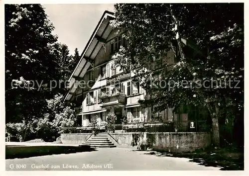 AK / Ansichtskarte Affoltern_Emmental Gasthof zum Loewen Affoltern Emmental