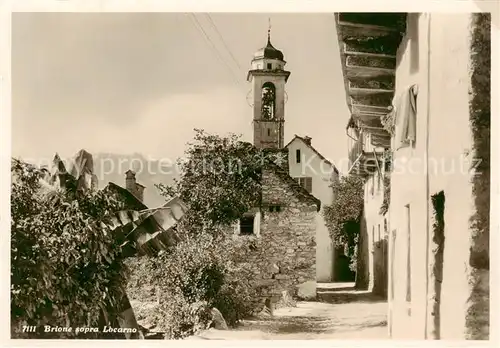 AK / Ansichtskarte Brione Verzasca_Minusio_TI Motiv mit Kirche 