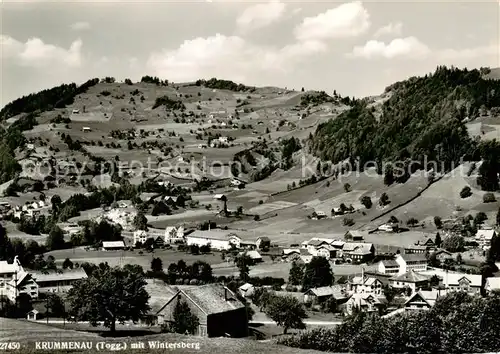 AK / Ansichtskarte Krummenau__SG Panorama mit Wintersberg 