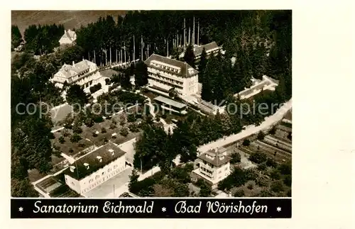 AK / Ansichtskarte 73803065 Bad_Woerishofen Sanatorium Eichwald Fliegeraufnahme Bad_Woerishofen