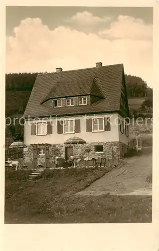 AK / Ansichtskarte 73803086 Geising_Erzgebirge Fremdenheim Haus Sorgenfrei Geising Erzgebirge