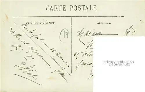 AK / Ansichtskarte Rochefort_17 sur Mer_Charente Maritime Place Colbert et Rue Andry 