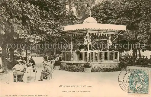 AK / Ansichtskarte Contrexeville_88 Kiosque de la Musique 