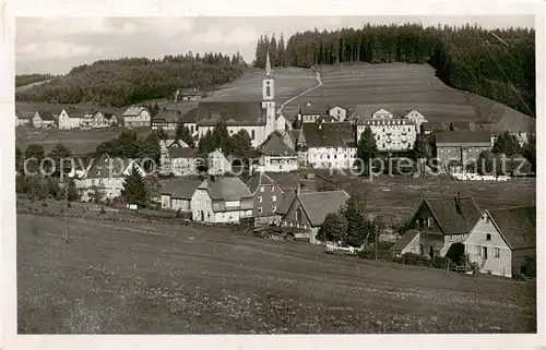 AK / Ansichtskarte  Schoenwald_Schwarzwald Ortsansicht Schoenwald Schwarzwald