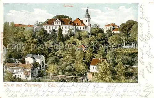 AK / Ansichtskarte  Eisenberg_Thueringen Schloss Eisenberg Thueringen