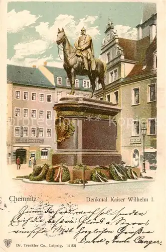 AK / Ansichtskarte 73803160 Chemnitz Denkmal Kaiser Wilhelm Chemnitz
