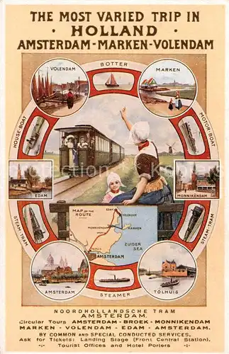 AK / Ansichtskarte  Amsterdam__NL Noordhollandsche Tram 