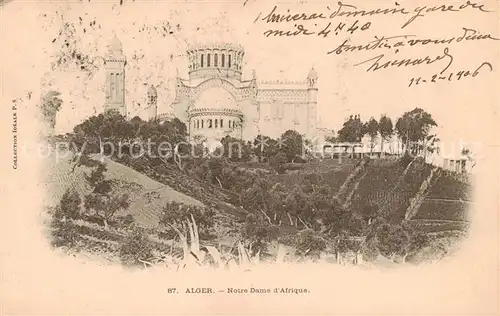 AK / Ansichtskarte 73803176 Alger_Algerien Notre Dame d'Afrique Alger Algerien