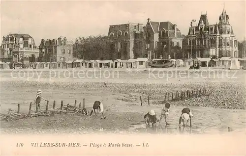 AK / Ansichtskarte Villers sur Mer_14_Calvados Plage a Maree basse 