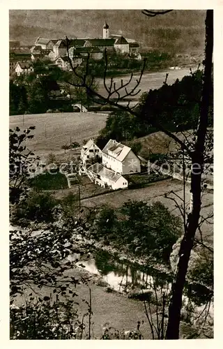 AK / Ansichtskarte  Beuron_Donautal Panorama Schloss Kirche Beuron Donautal