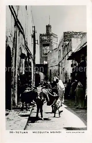 AK / Ansichtskarte 73803219 Tetuan_Tetouan_Maroc Mezquita Msindi 